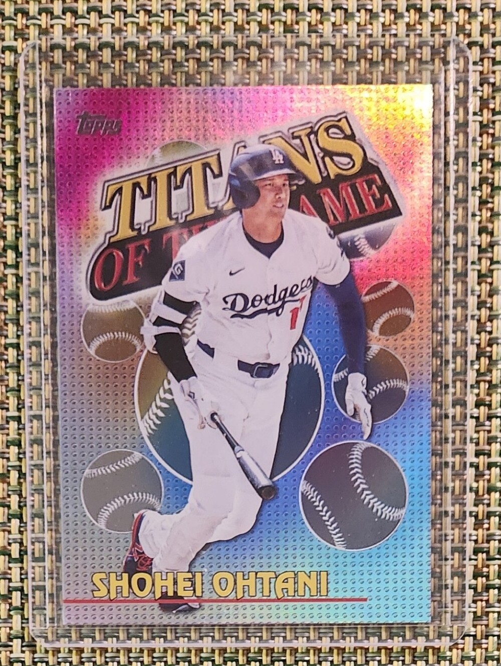 Shohei Ohtani  Holographic Baseball Card
